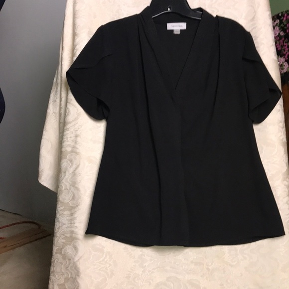 calvin klein dressy tops